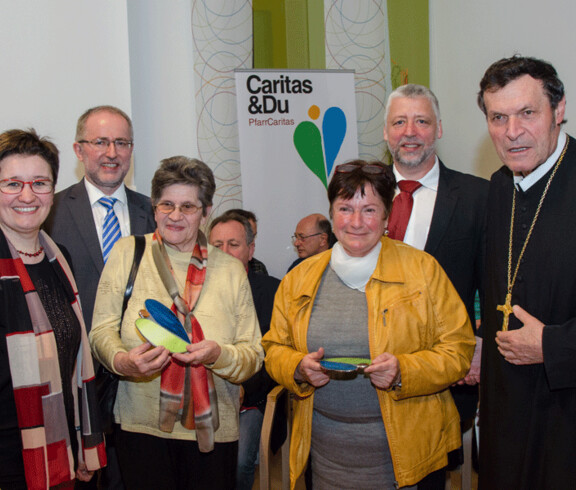 Galaabend Amstetten Pfarrcaritas Gruppenfoto