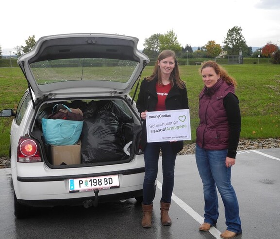 Teilnehmerin der youngCaritas Schulchallenge aus dem BORG LAIS