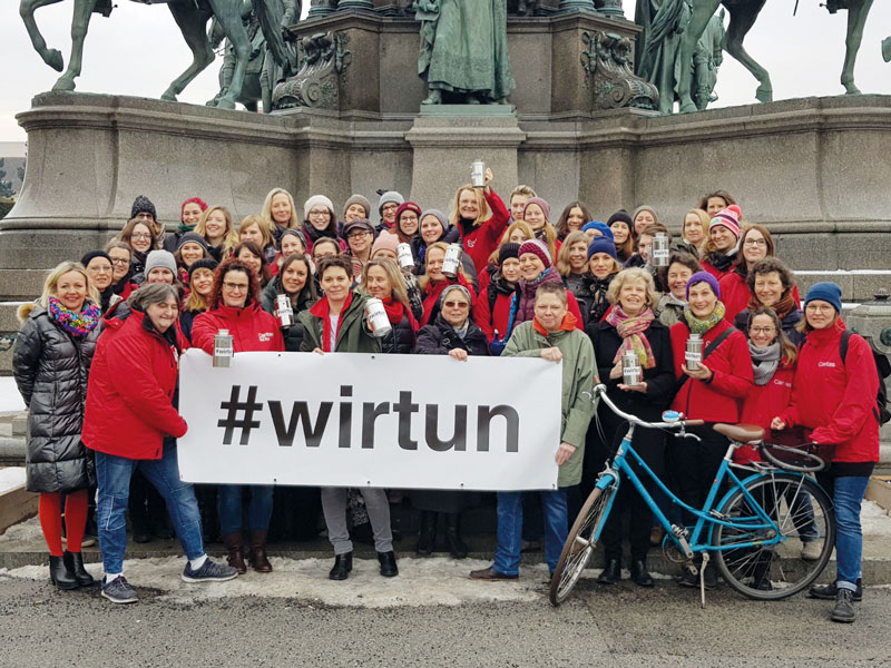 wirtun Caritas startet mit Unterstützung von Doris